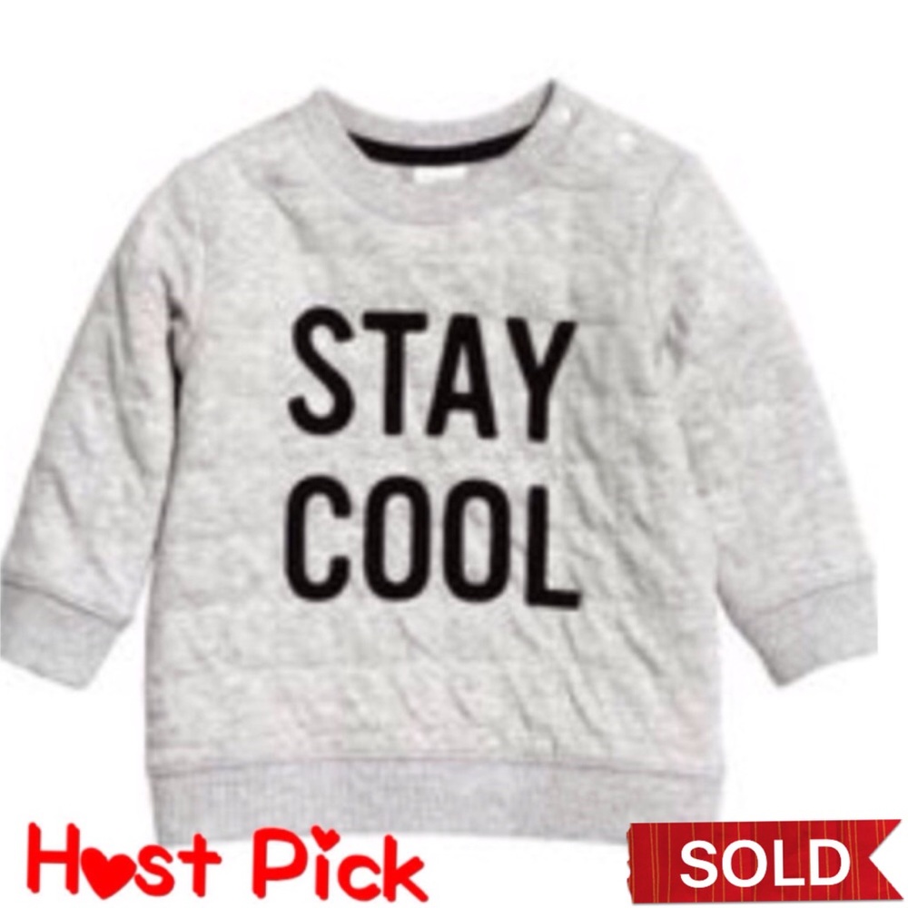 H&M Baby Boy sweatshirt with a printed design - Picture 1 of 8