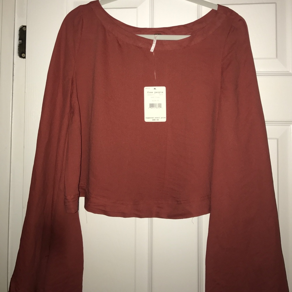 Free people stars aligned bell sleeve blouse