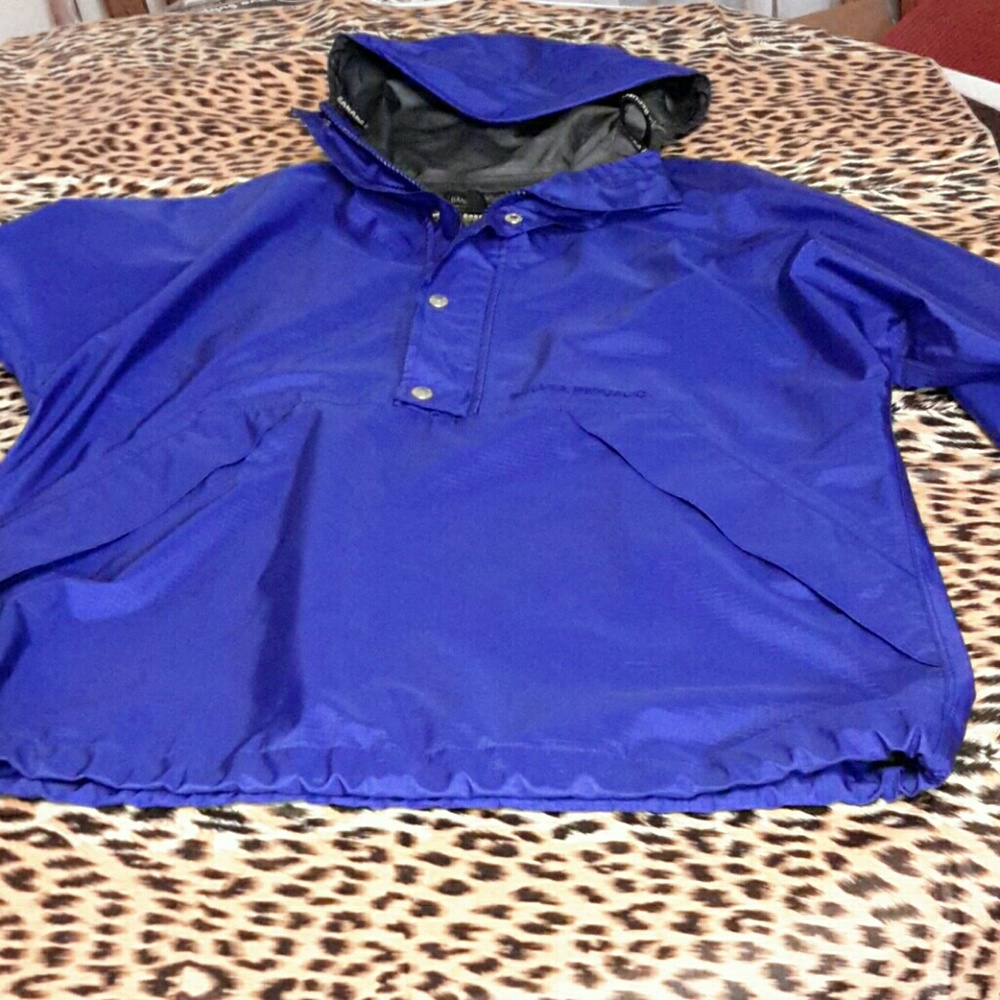 Banana Republic royal blue rain jacket