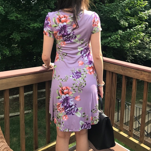 ❗️CLOSING SALE❗️Floral Print Midi Dress - Picture 2 of 3