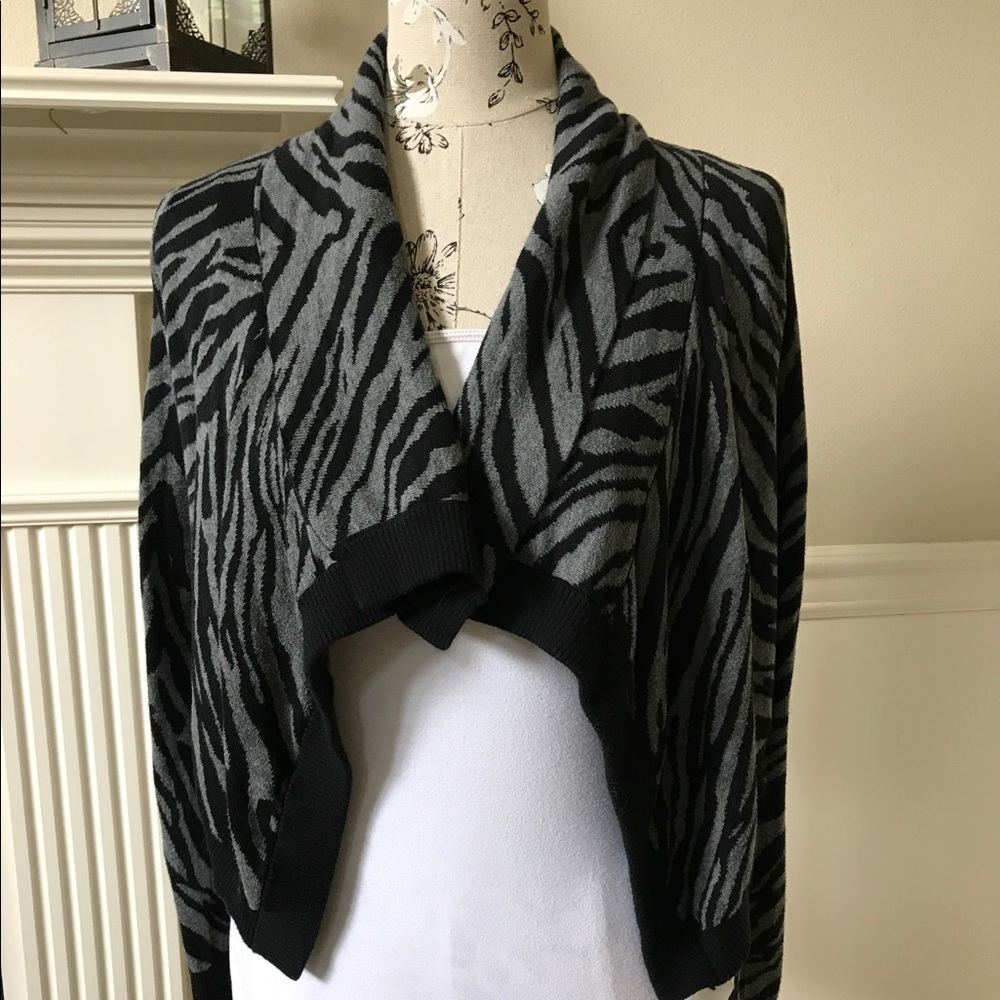 Express black and grey striped sweaterSize XS