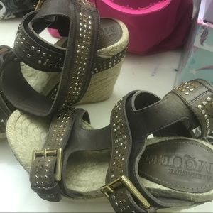 Alexander McQueen wedges size 7 size 37uk