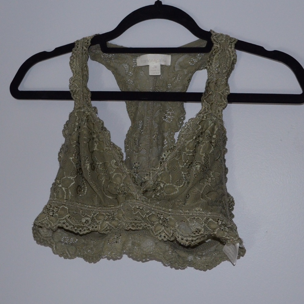 Francesca's Olive Green Racerback Bralette