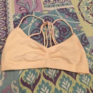 Pale Pink Strappy Bralette 🌸