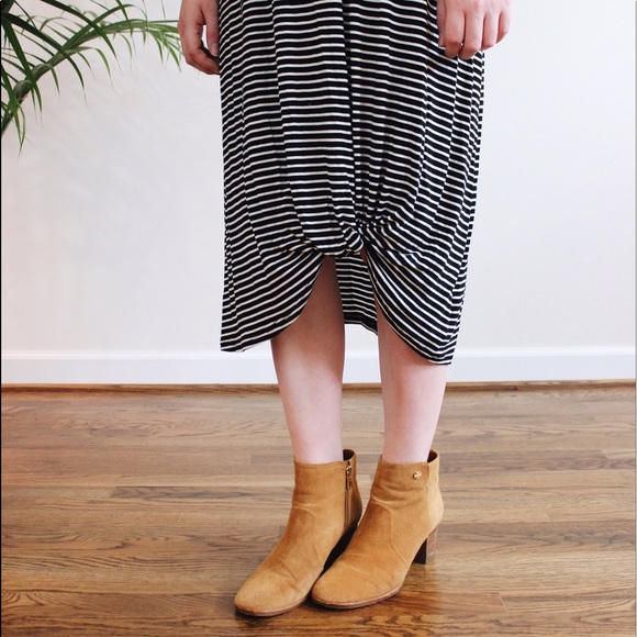 Red & Moon Dresses & Skirts - Striped Knot Tank Dress