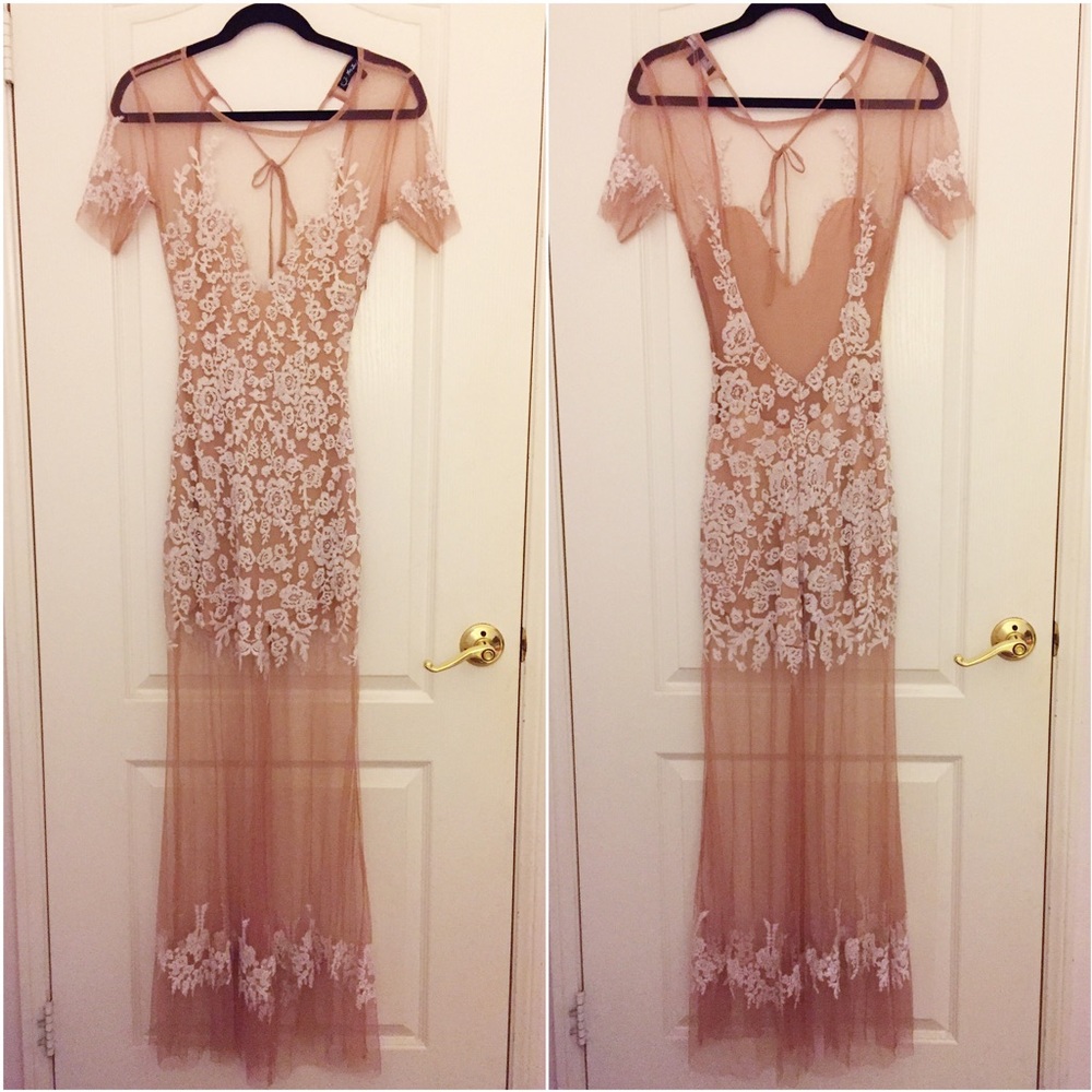 For Love & Lemons Luau Maxi Dress (XS) - Picture 2 of 4
