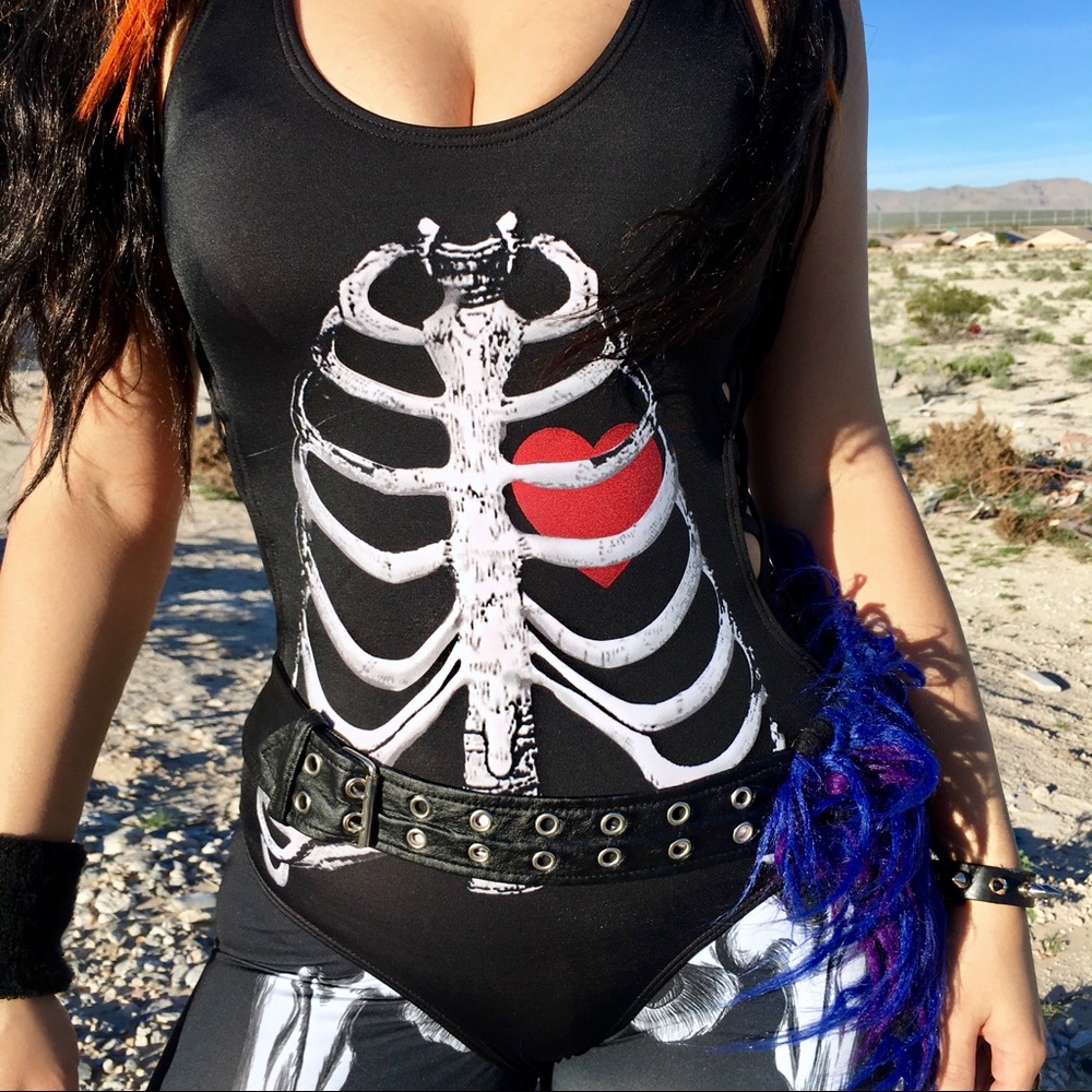 Skeleton Ribcage Swim π - Picture 2 of 3