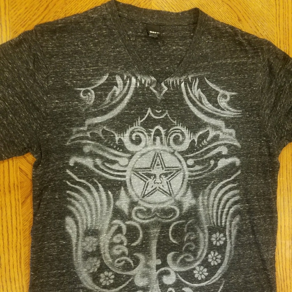 Obey Propaganda Heather gray v-neck
