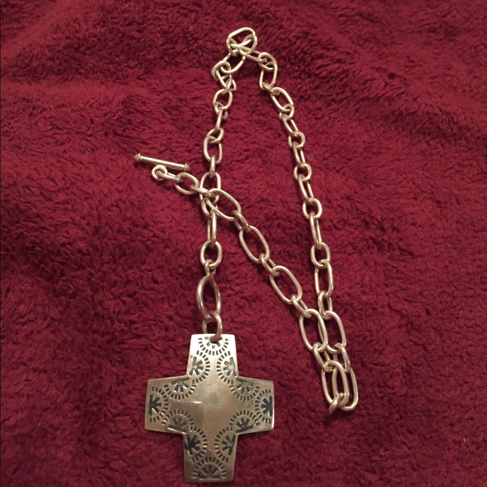 Silpada cross necklace