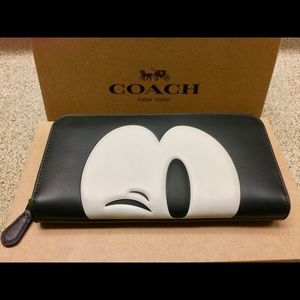 Disney x Coach Accordion Zip Wallet
