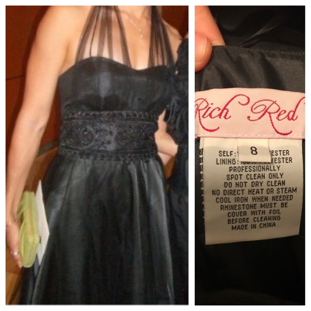 Black cocktail dress