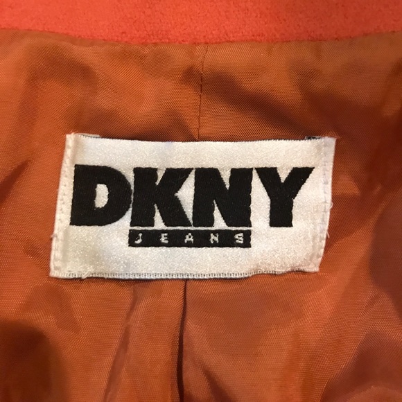 Authentic Vintage DKNY orange blazer - Picture 4 of 4