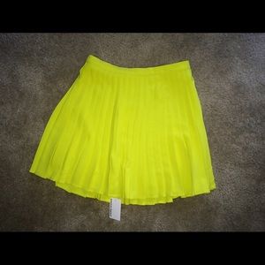 New American Apparel Crepe Sunburst Pleated Skirt