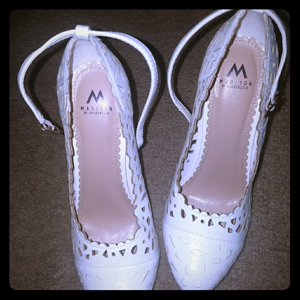 White stilletos