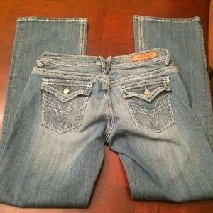 Women Vigoss Bootcut Jeans Flap pockets size 9(30)