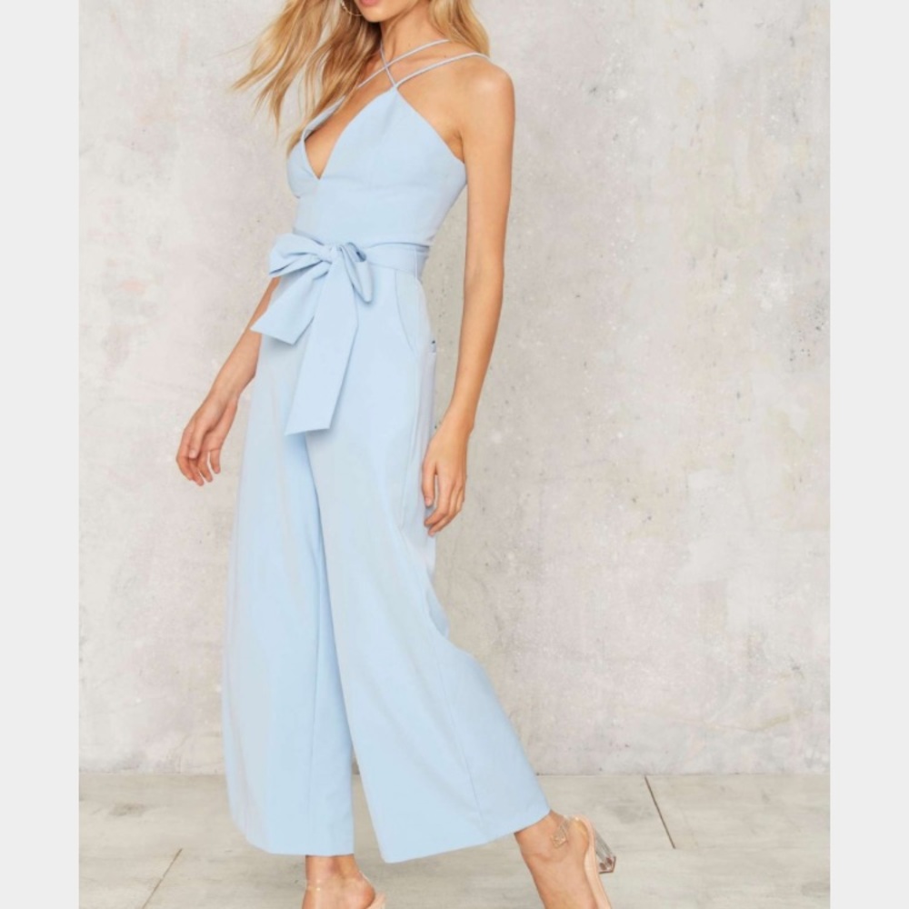 SOLD Nasty Gal Plunging Jumpsuit - Picture 4 of 8