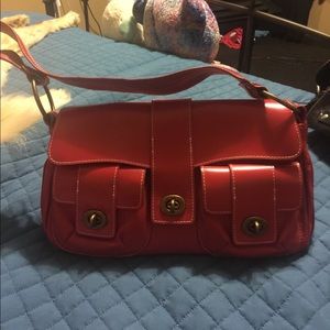 Wilson Leather Red Purse excellent used condition