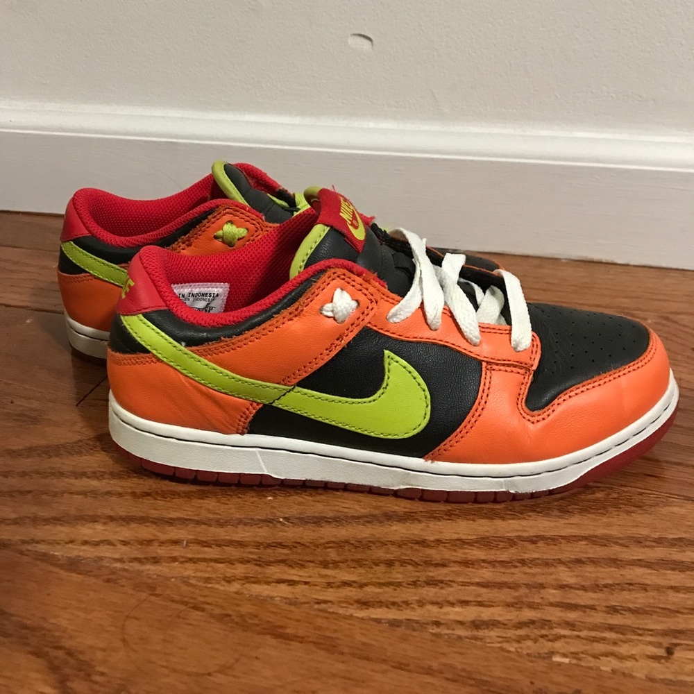 Nike Dunks - Orange, Green, Black, Red