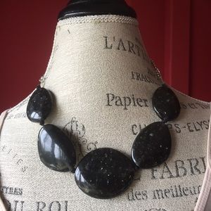 Genuine stone Necklace and earrings set