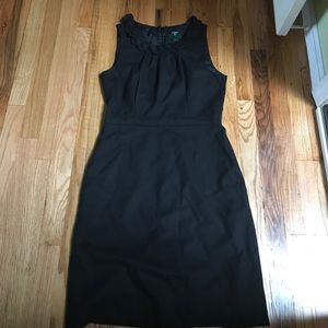 J Crew suiting black sheath dress