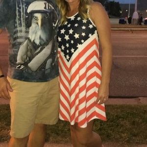 American flag dress
