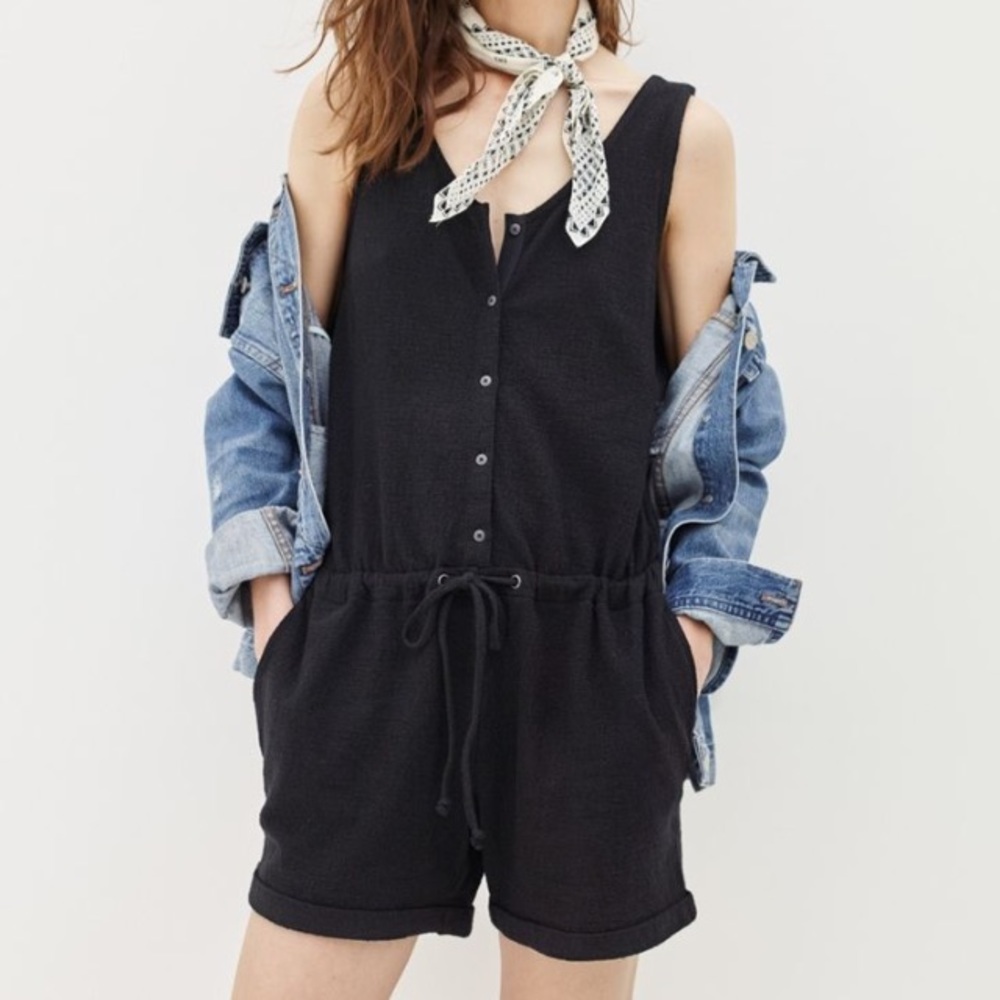 Madewell Black Romper Sz S