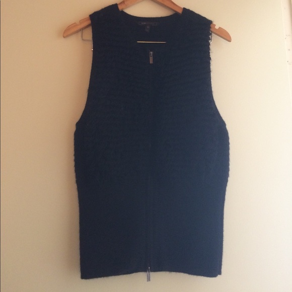 BCBG Black Textured Vest Sz M - Picture 1 of 6