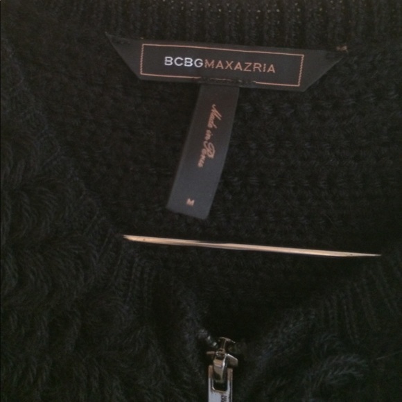 BCBG Black Textured Vest Sz M - Picture 3 of 6