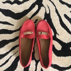 Coral Coach loafers