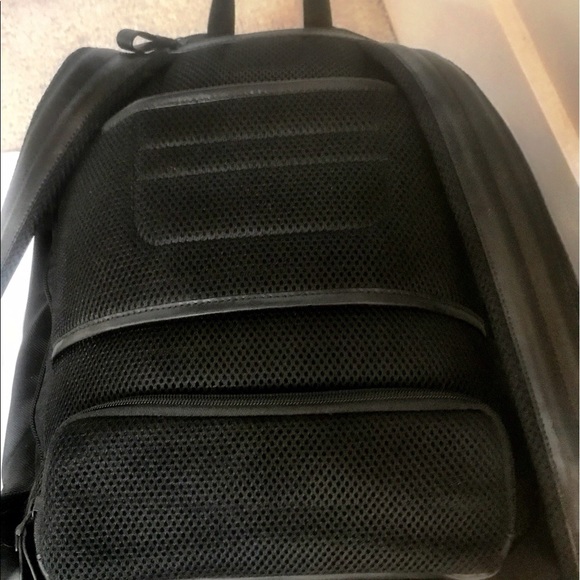 MontBlanc 'Nightflight' Leather/Nylon Backpack (L) - Picture 5 of 8