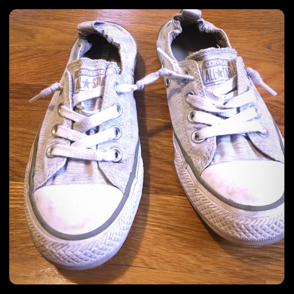 Size 7 Converse Shoreline in gray