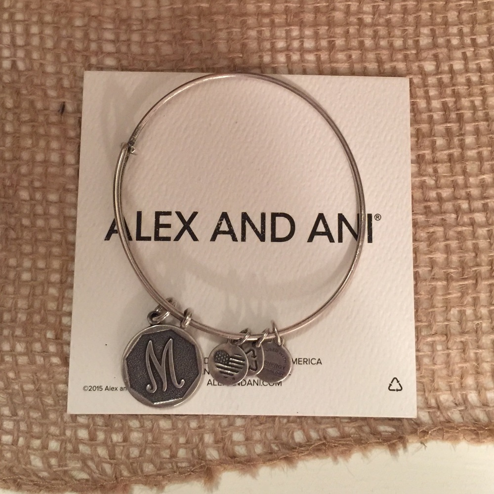 Alex and Ani. Letter M bracelet