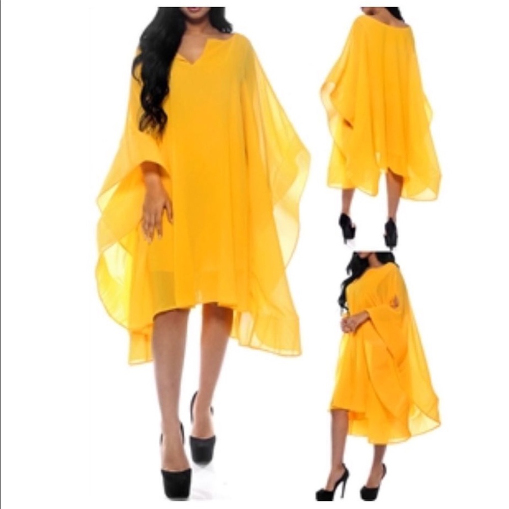 Angel wing dress