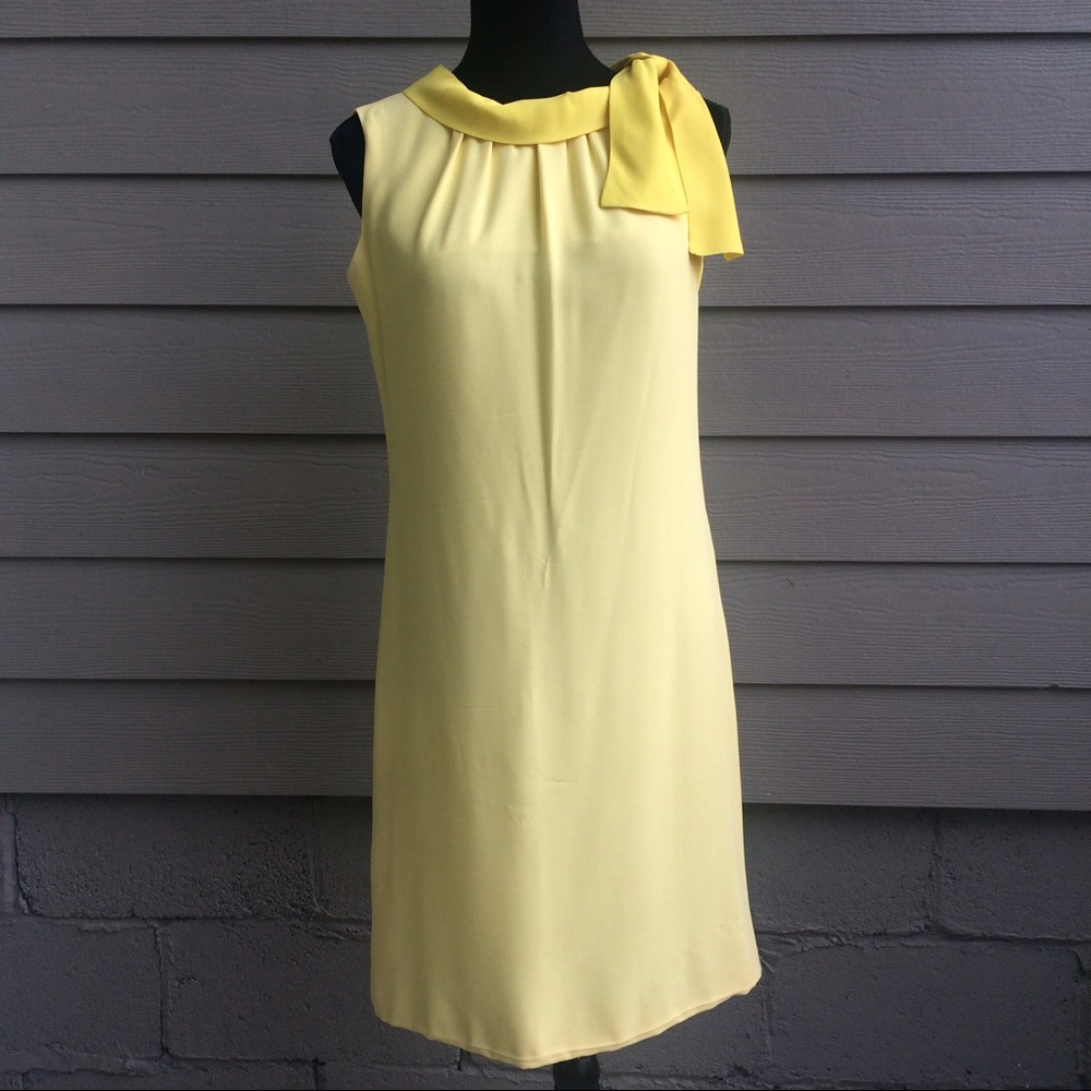 Vintage Yellow Shift Dress