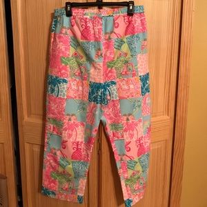Lilly Pulitzer Patchwork Print Maternity Pants