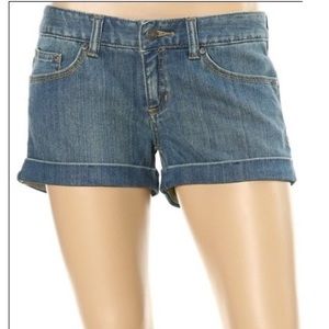 Hurley rolled denim shorts size 5