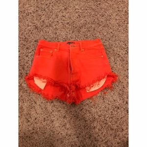 Cut Off Denim Shorts