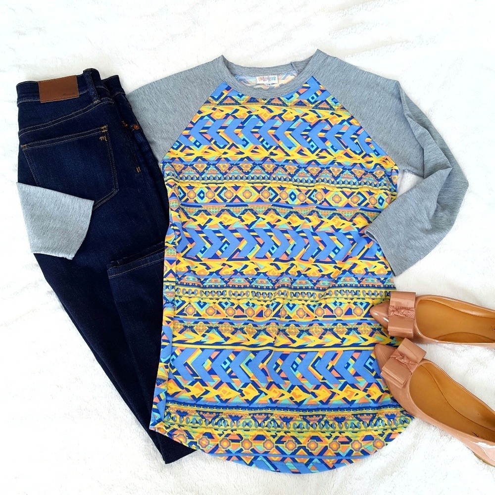 LuLaRoe Randy Baseball Tee