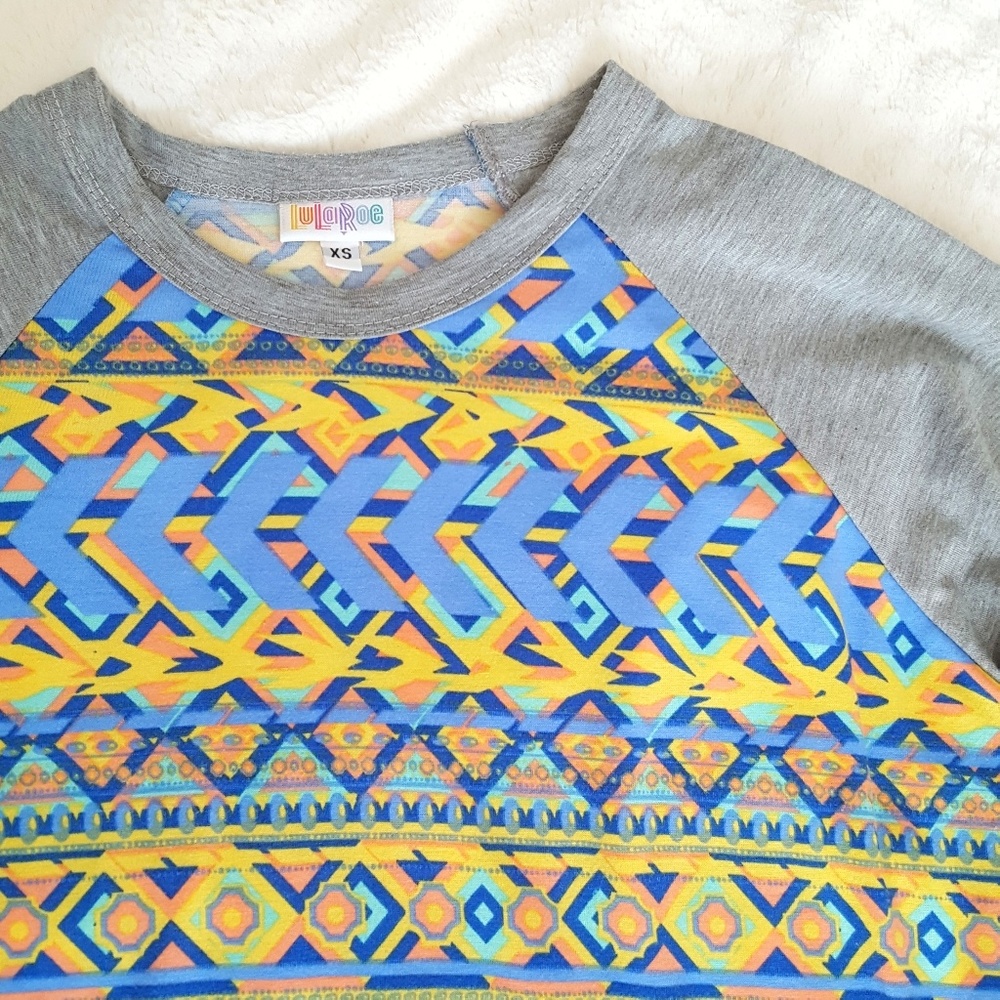 LuLaRoe Randy Baseball Tee - Picture 3 of 4