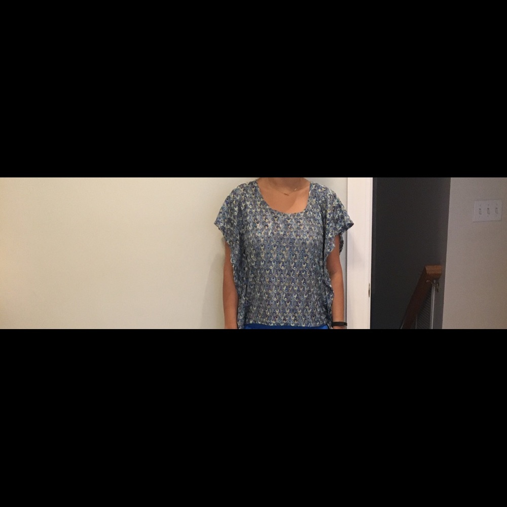 Aqua shirt