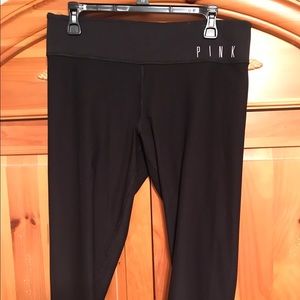 Victoria secret Pink reversible crop leggings.