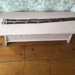 Two for one price men's leather belt