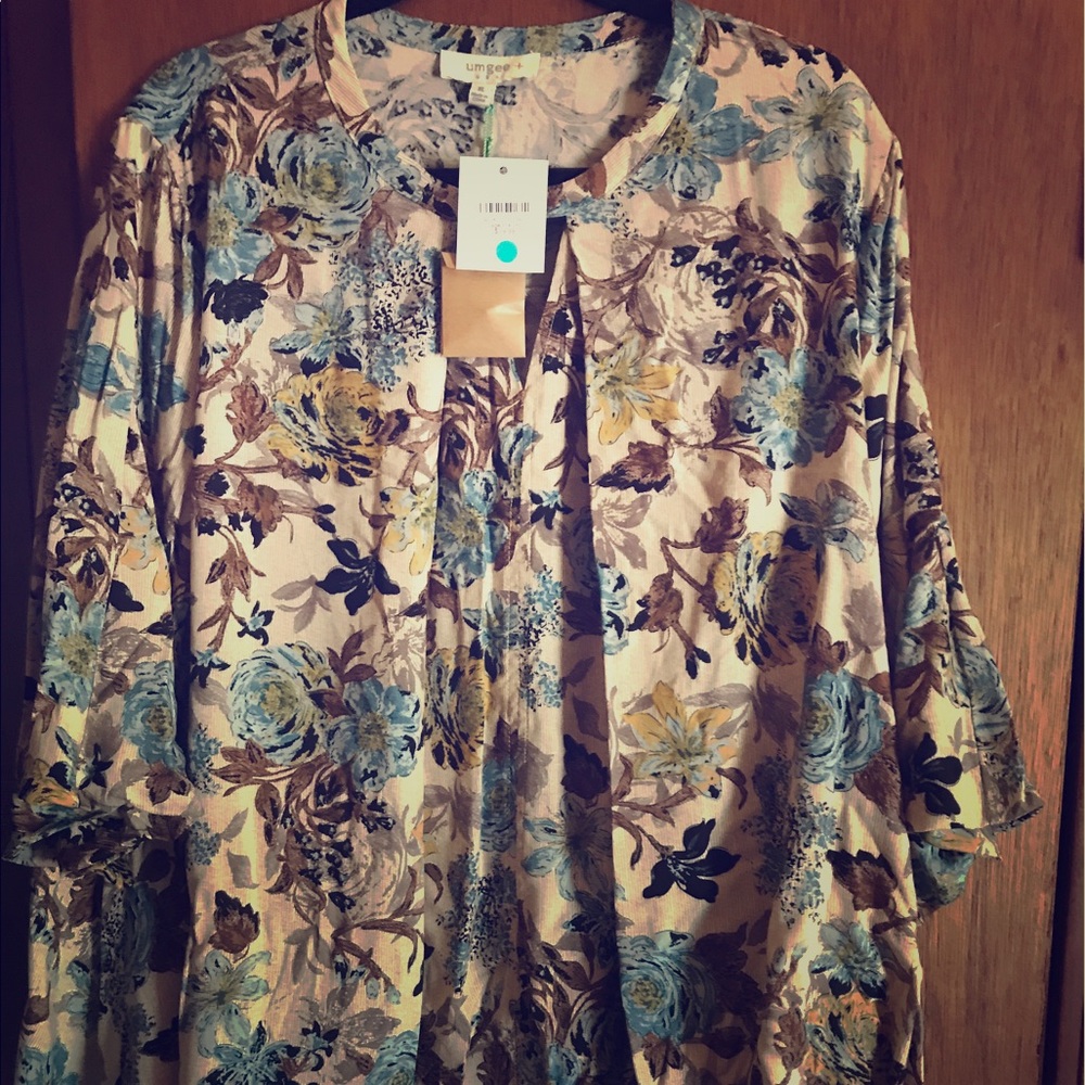 Boho Blue blouse