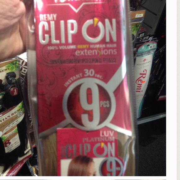 Clipin Hair Extensions 18 Inch Long 9 pcs Clipin main image 2