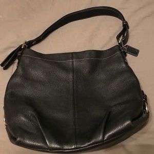 Coach Black leather purse