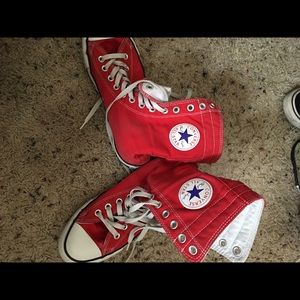 XXHIGH Red Converse Sneakers