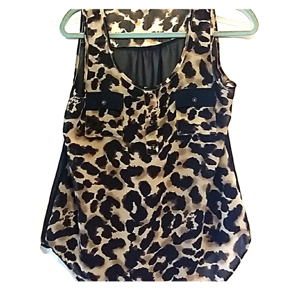 Sheer Leopard Top