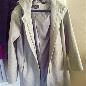 Ozzie Collection Heavy Winter Grey Coat