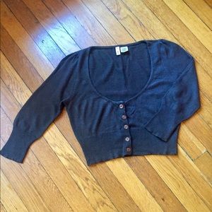 Anthro Cropped Cardigan