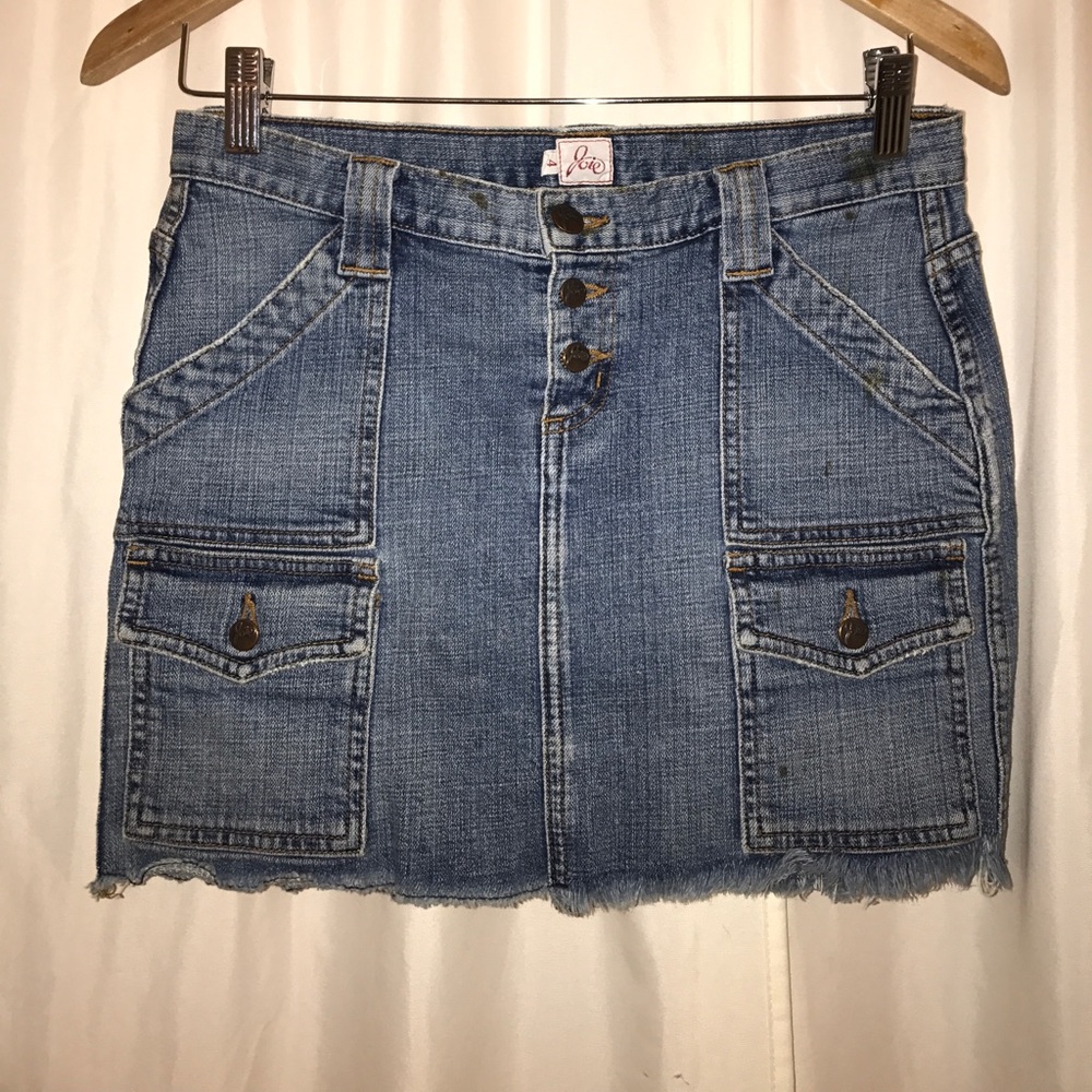 Joie denim mini skirt